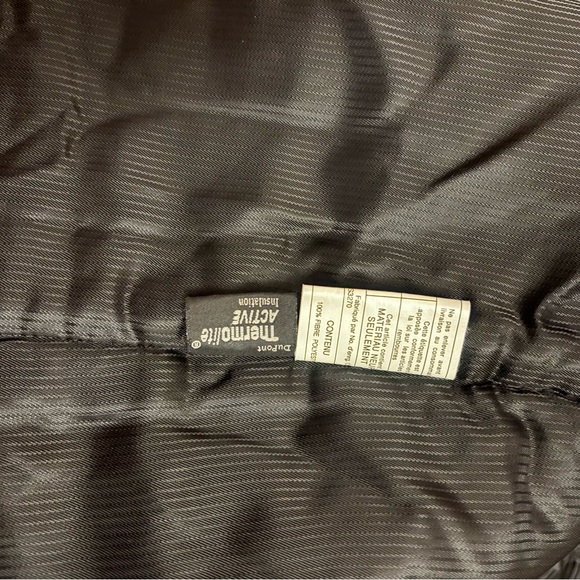 90’s Vintage Danier women Black Leather Field with detachable insulated lining - Picture 3 of 6